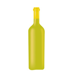 green glass bottle wine design vector illustration eps 10