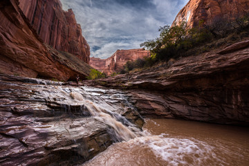 Small Waterfall in Coyote Gulch Grand Staircase Escalante National Monument
