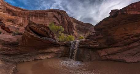 Small Waterfall in Coyote Gulch Grand Staircase Escalante National Monument