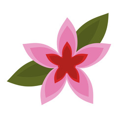 flower tropical exotic icon vector illustration eps 10