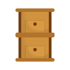 wooden table coffee making vector illustration eps 10