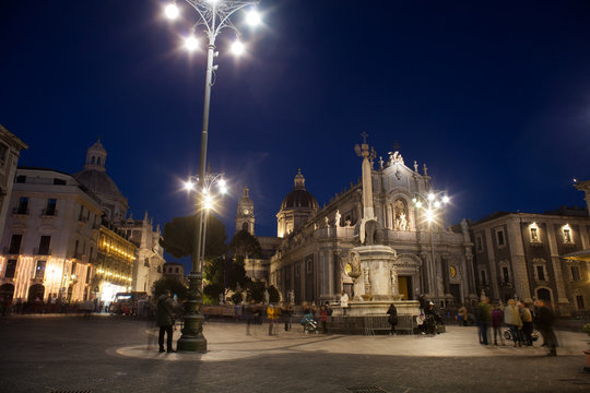 View of Catania cathedral