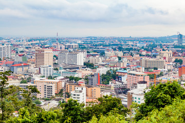 Fototapeta na wymiar Pattaya,Thailand,View from the top
