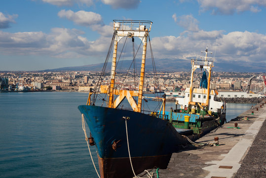 View of old fisherboat
