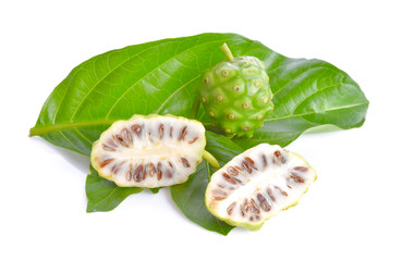 Noni on a white background