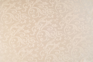 Fabric silk texture, creamy, pale beige