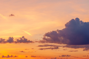 Fototapeta na wymiar Texture, background. Clouds sunset dawn