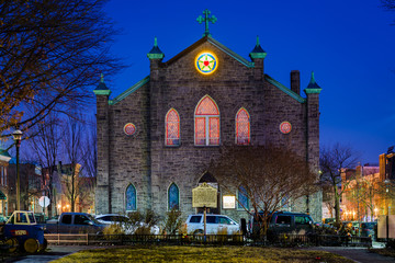 The Church on the Square, at Canton Square, in Baltimore, Maryland.