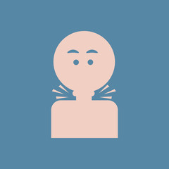 sore throat, various symptoms of AIDS on human blinds