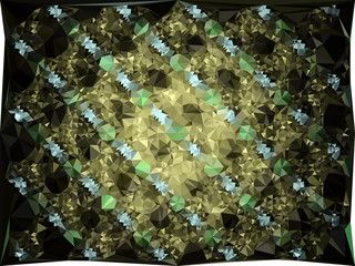 Abstract multicolor mosaic backdrop. Vector clip art.