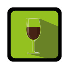 wine cup isolated icon vector illustration design