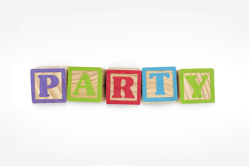 Party Wooden Blocks