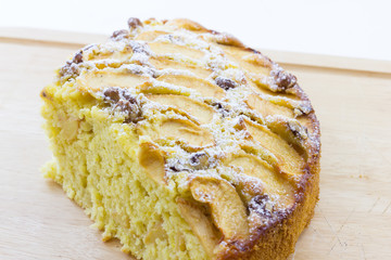 Slice of apple pie
