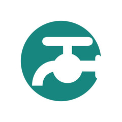 environment faucet water design vector illustration eps 10