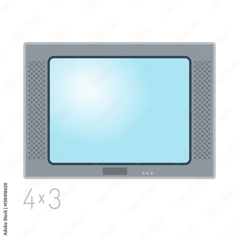 Poster tv screen lcd monitor template electronic device technology digital size diagonal display and video 