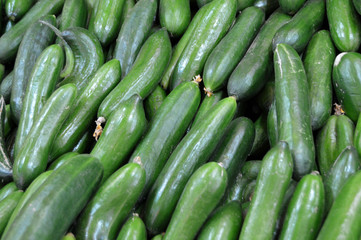 organic breakfast cucumber pictures on the grocer and a grocery booth

