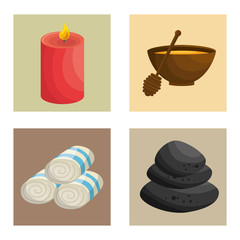 spa beauty and health poster vector illustration design