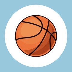 basketball ball equipment icon vector illustration eps 10