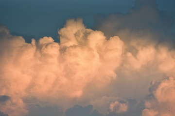 Clouds in sky during dawn