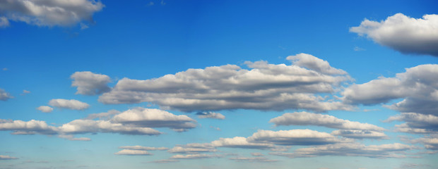 white cloud and blue sky as nature background