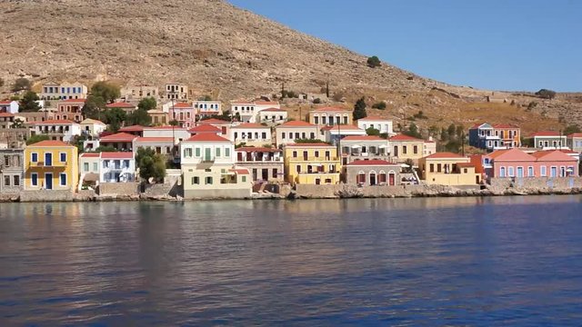 Bay with the ships of the fishermen
