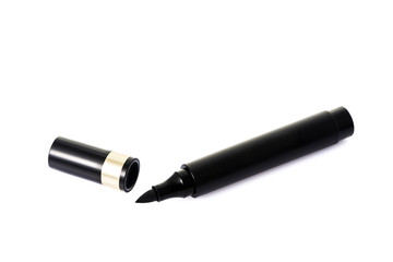 Black color Eye liner pencil on background