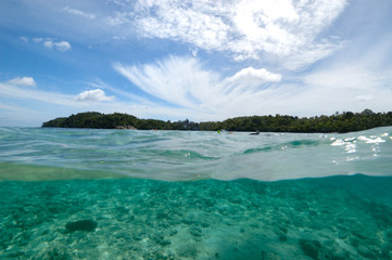 tropical island aceh indonesia scuba diving