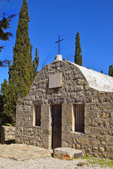old chapel, Mount Tabor, Lower Galilee, Israel