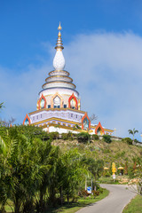 Wat Chedi Kaew Thaton temple or Crystal Pagoda, Chiangmai province, Thailand