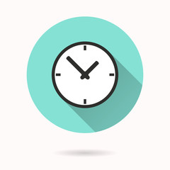 Clock - vector icon.