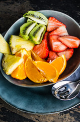 Organic fruit dessert