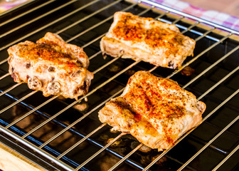 roasted pork ribs