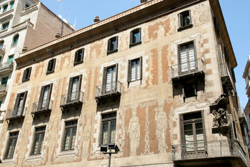Building Facade - Barcelona - Spain