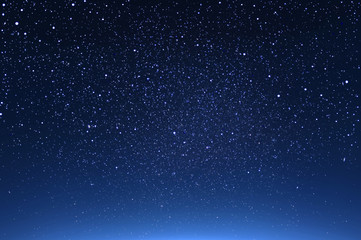 Night sky with the star
