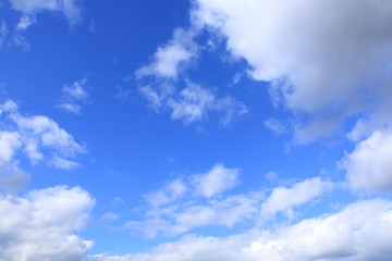Fototapeta na wymiar Blue sky and clouds