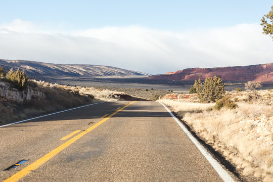 Desert Highway Landscape in Arizona