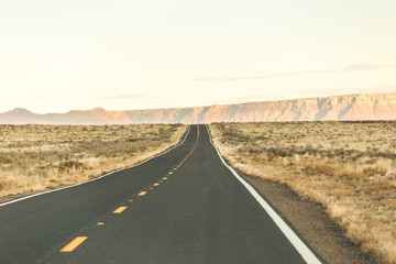 Desert Highway Landscape in Arizona