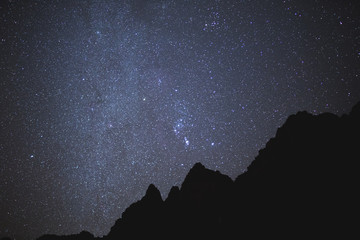 Stars and Silhouettes in Zion National Park