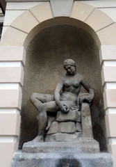 The sculpture "Tereza" on mariánské square.