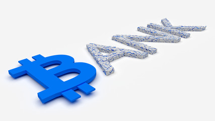 Principle of the digital currency bitcoin, change of the banking system