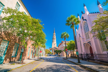 Fototapeta premium Historical downtown area of Charleston