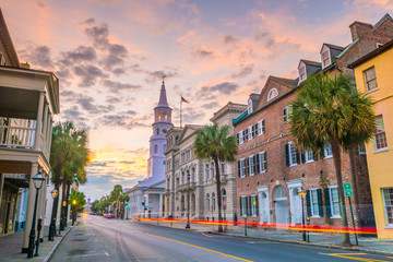 Naklejka premium Charleston, South Carolina, USA