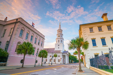 Naklejka premium Charleston, South Carolina, USA