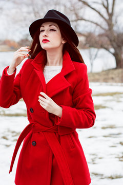 Beautiful red best sale coat