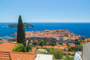 Dubrovnik Old Town in the Summer - obrazy, fototapety, plakaty