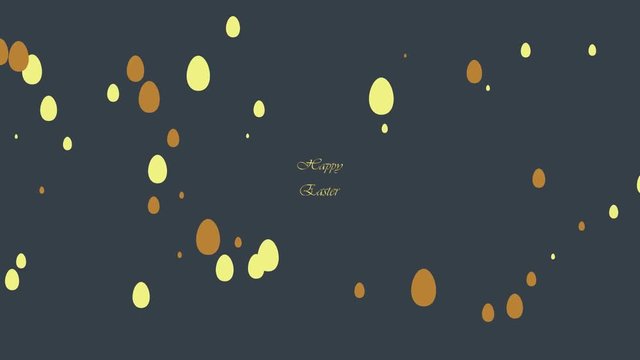 Happy Easter modern and elegant background.