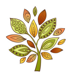 Decorative abstract tree