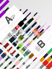 Colorful stripes abstract background