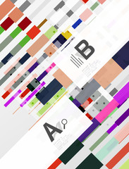 Colorful stripes abstract background