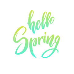 Hello spring quote.
